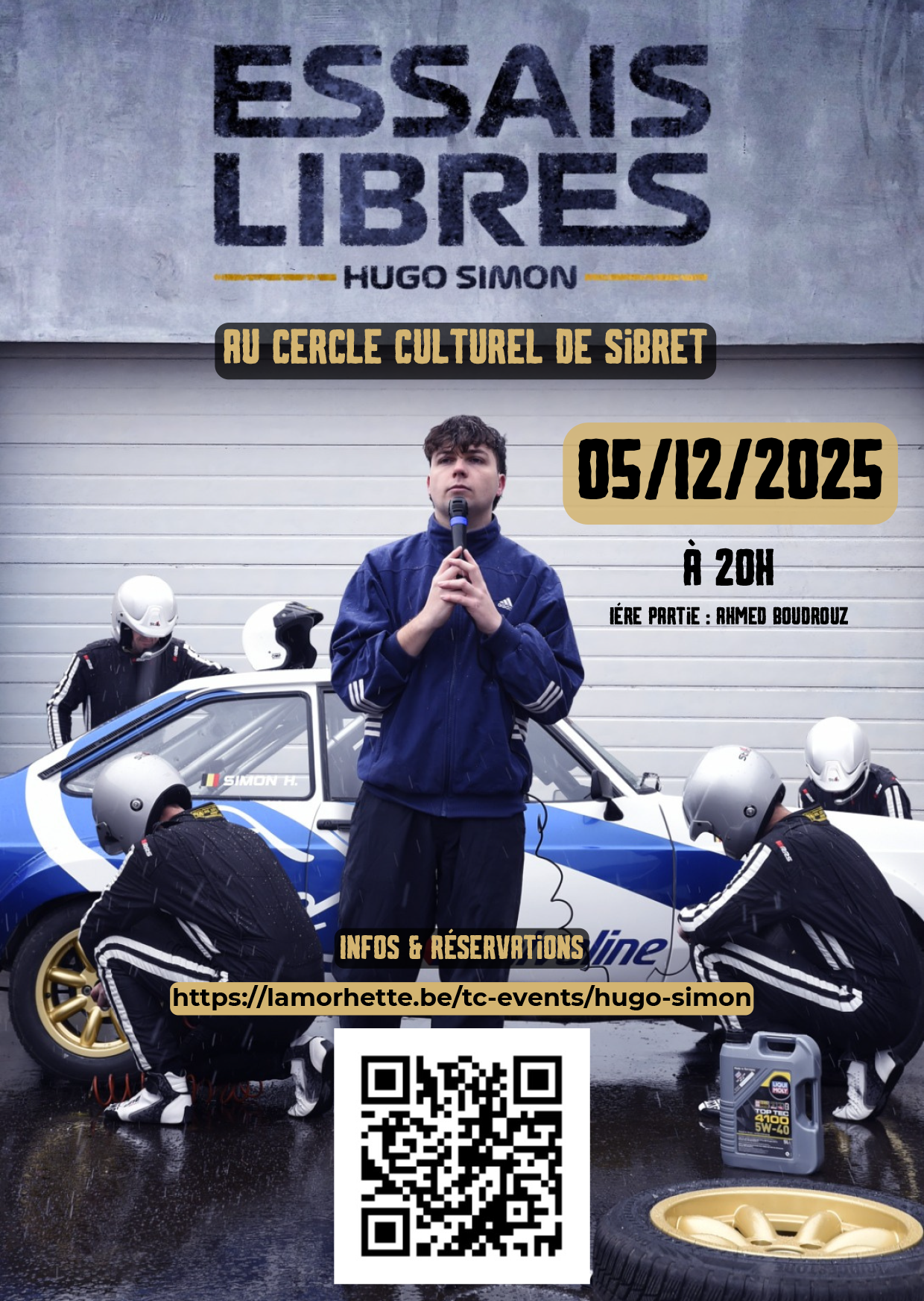 Affiche Hugo Simon le 05-12-2025