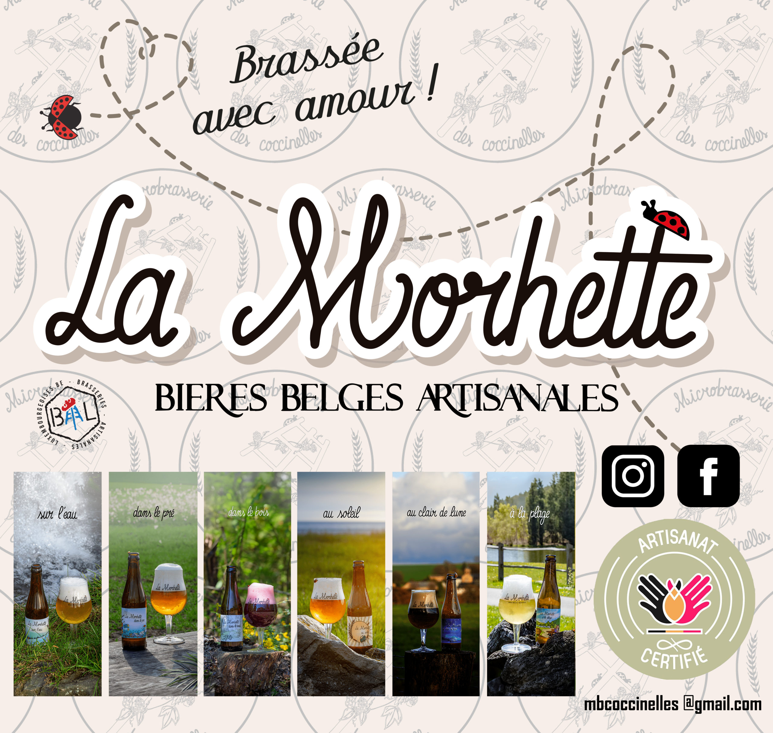 Les 5 bières la Morhette